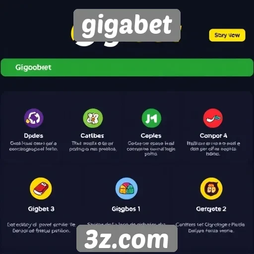 Características principais do site de jogos gigabet