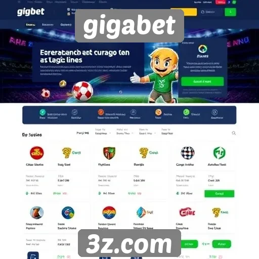 Facilidade de navegação e usabilidade do site gigabet