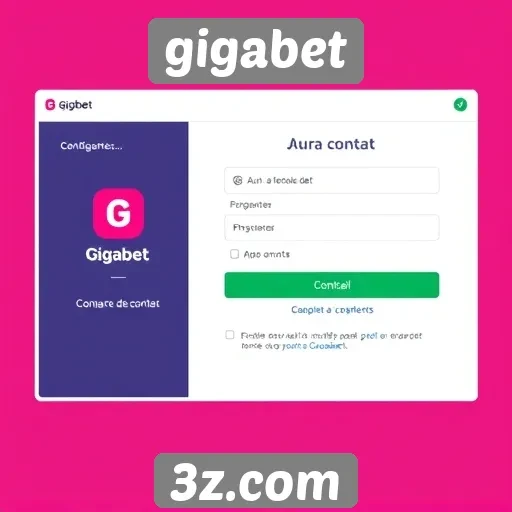 Configurando uma conta no Gigabet